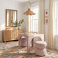 Tomlin 35" Square Mahjong Table - Light Pink - Image 9