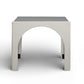 Tomlin Performance Chenille Game Table and Two Ottomans Set - Cream - Image 3