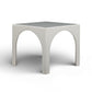 Tomlin Performance Chenille Game Table and Two Ottomans Set - Cream - Image 4