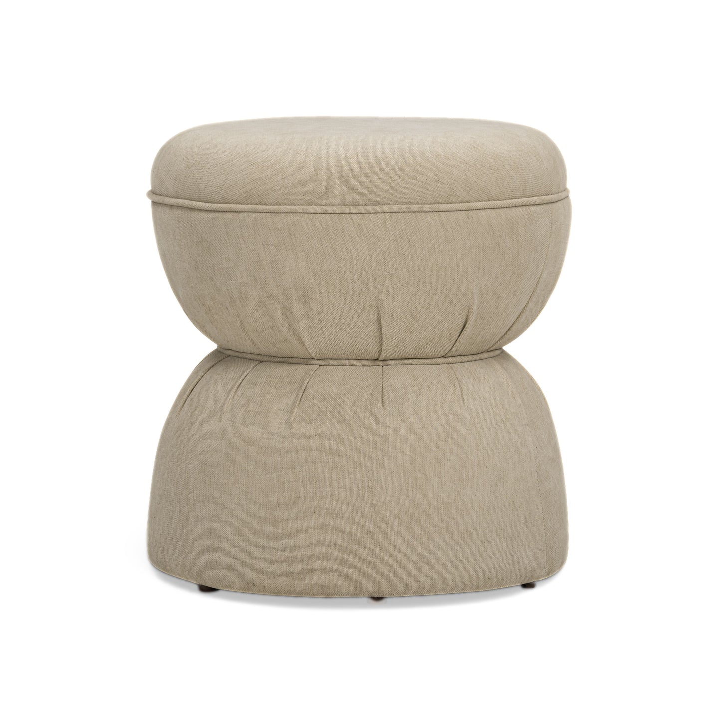 Tomlin Performance Chenille Game Table and Two Ottomans Set - Tan - Image 8