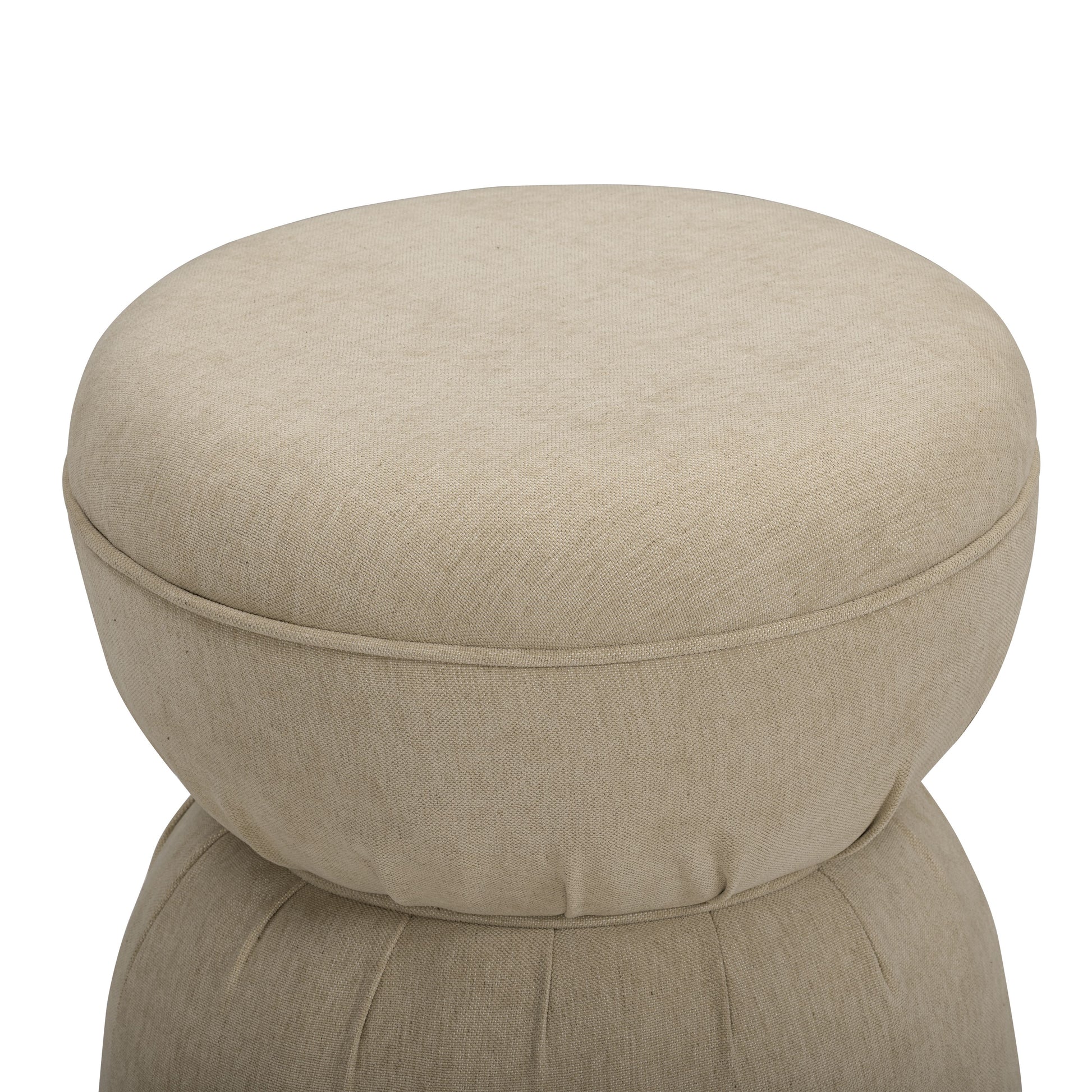 Tomlin Performance Chenille Game Table and Two Ottomans Set - Tan - Image 9