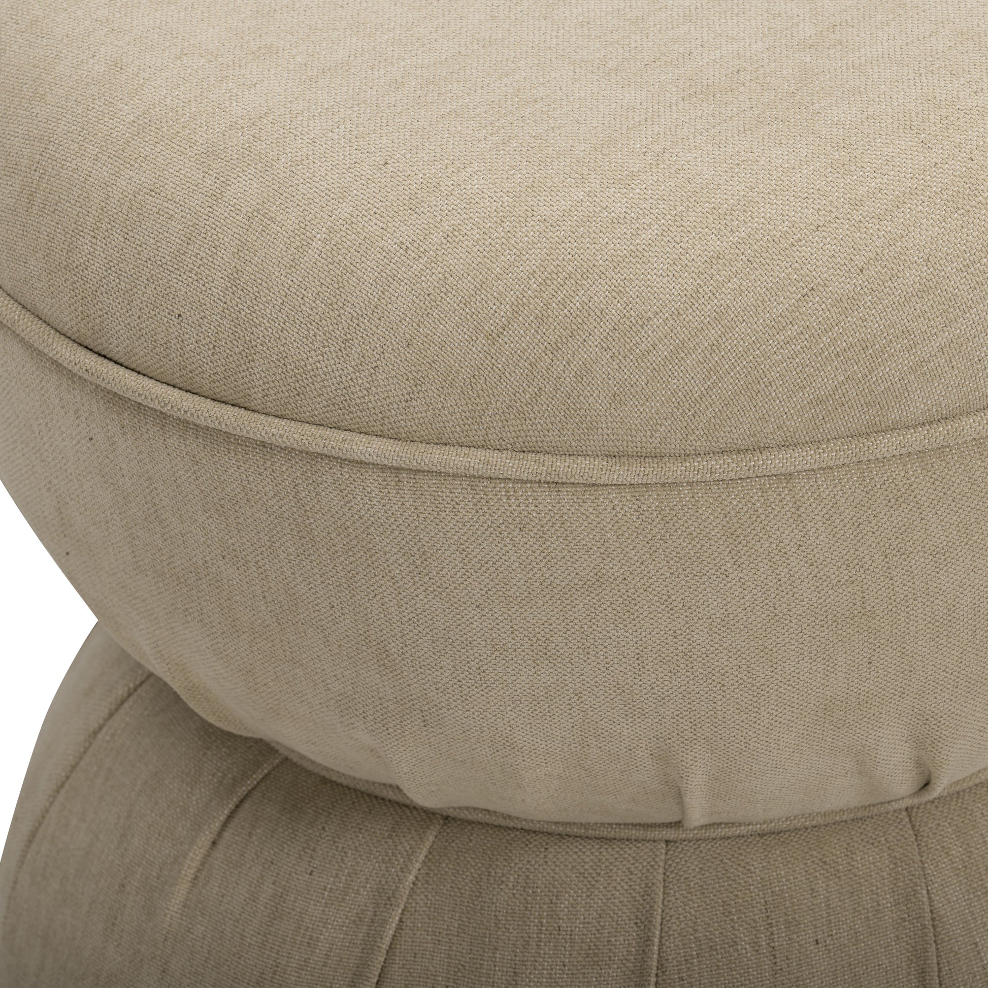 Tomlin Performance Chenille Game Table and Two Ottomans Set - Tan - Image 10
