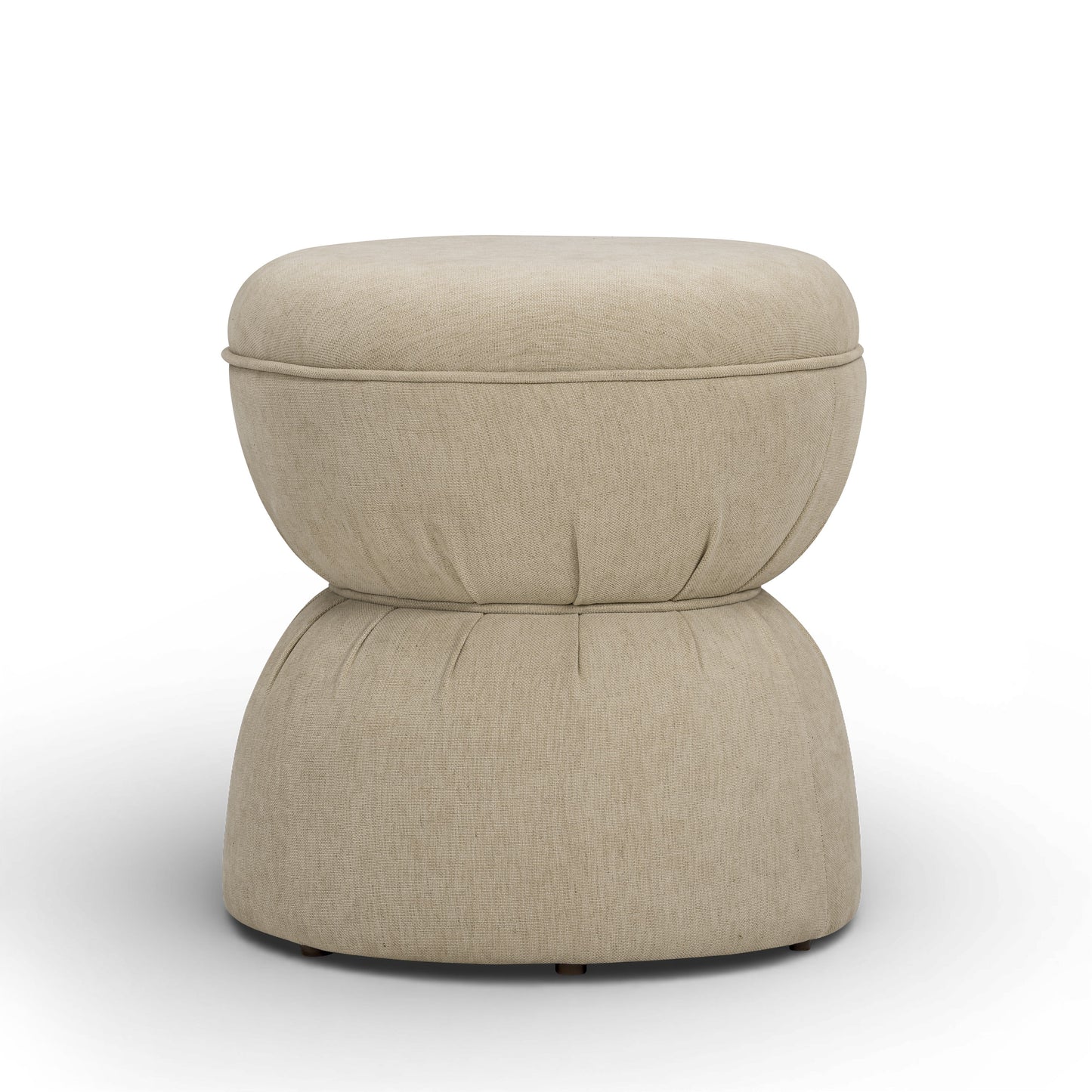Tomlin Performance Chenille Game Table and Two Ottomans Set - Tan - Image 7