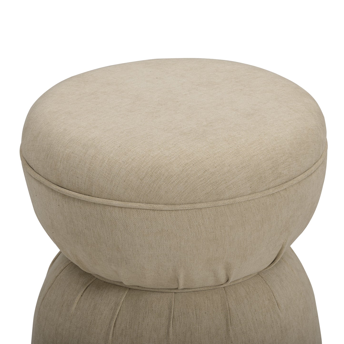 Tomlin Performance Chenille Game Table and Two Ottomans Set - Tan - Image 8