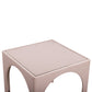 Tomlin Performance Chenille Game Table and Two Ottomans Set - Light Pink - Image 6