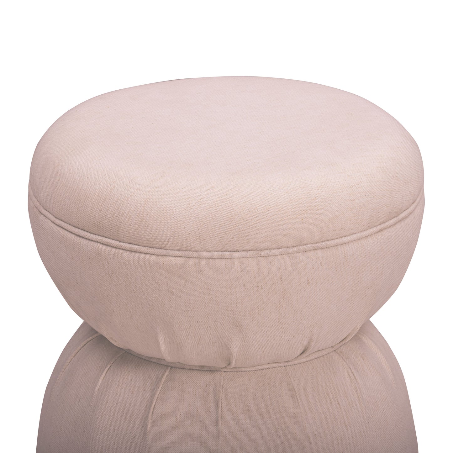 Tomlin Performance Chenille Game Table and Two Ottomans Set - Light Pink - Image 8