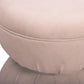 Tomlin Performance Chenille Game Table and Two Ottomans Set - Light Pink - Image 10