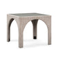 Tomlin Performance Chenille Game Table and Two Ottomans Set - Beige - Image 4