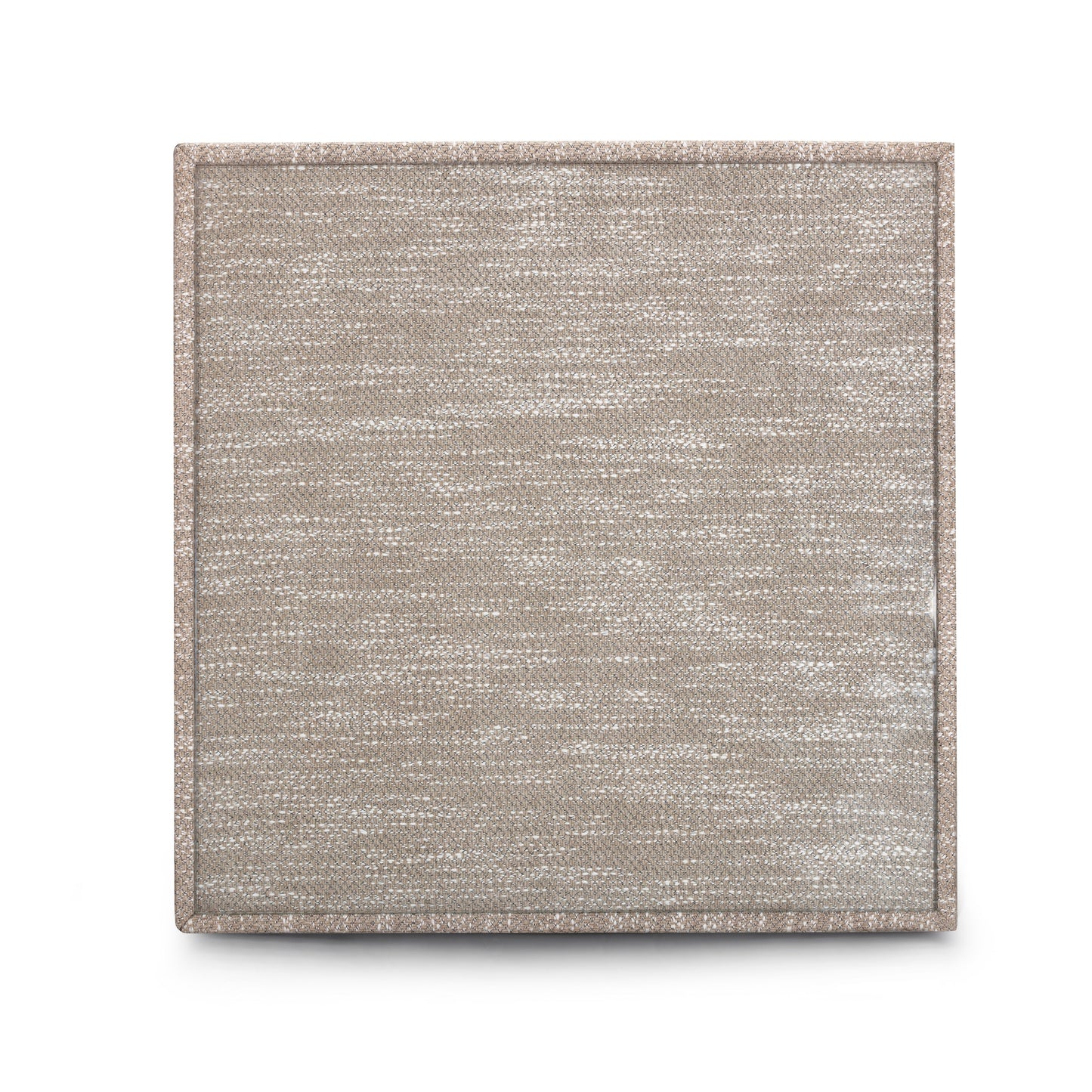 Tomlin Performance Chenille Game Table and Two Ottomans Set - Beige - Image 6