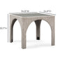 Tomlin Performance Chenille Game Table and Two Ottomans Set - Beige - Image 7