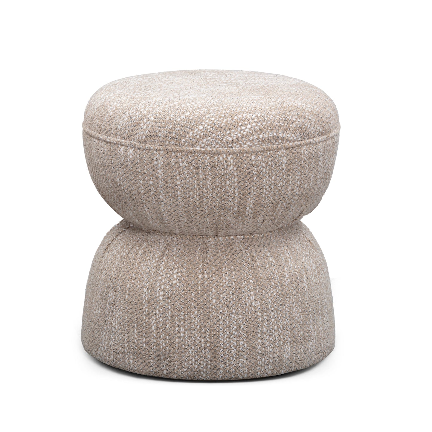 Tomlin Performance Chenille Game Table and Two Ottomans Set - Beige - Image 8