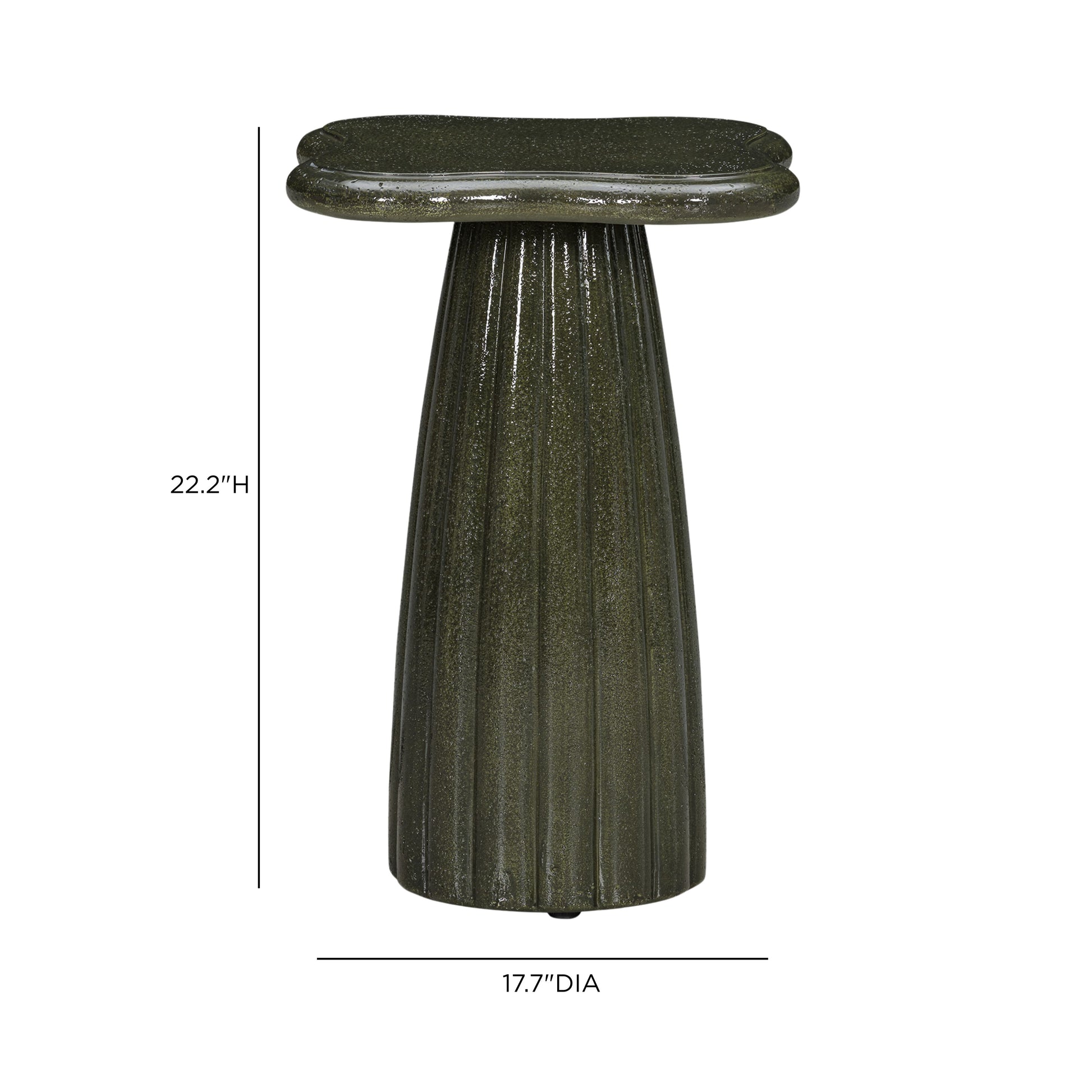 Addison Green Concrete Indoor/Outdoor Side Table - Image 5