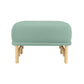 Desiree Performance Velvet Ottoman - Blue - Image 3