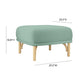 Desiree Performance Velvet Ottoman - Blue - Image 5