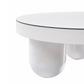 Jasper 33" White Glossy Round Coffee Table - Image 5