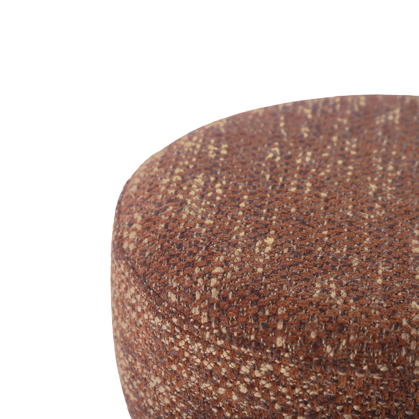 Claire Textured Accent Stool - Brown - Image 5