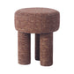 Claire Textured Accent Stool - Brown - Image 4