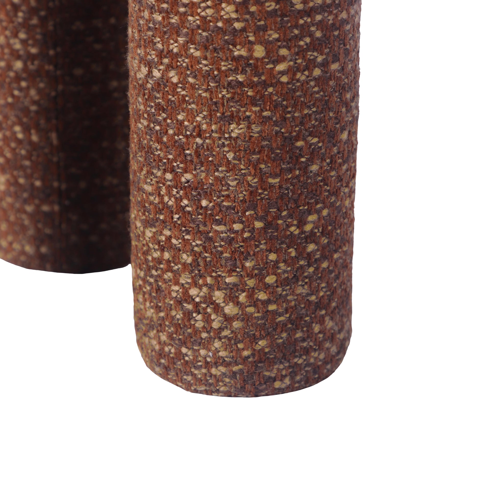 Claire Textured Accent Stool - Brown - Image 6