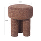 Claire Textured Accent Stool - Brown - Image 7
