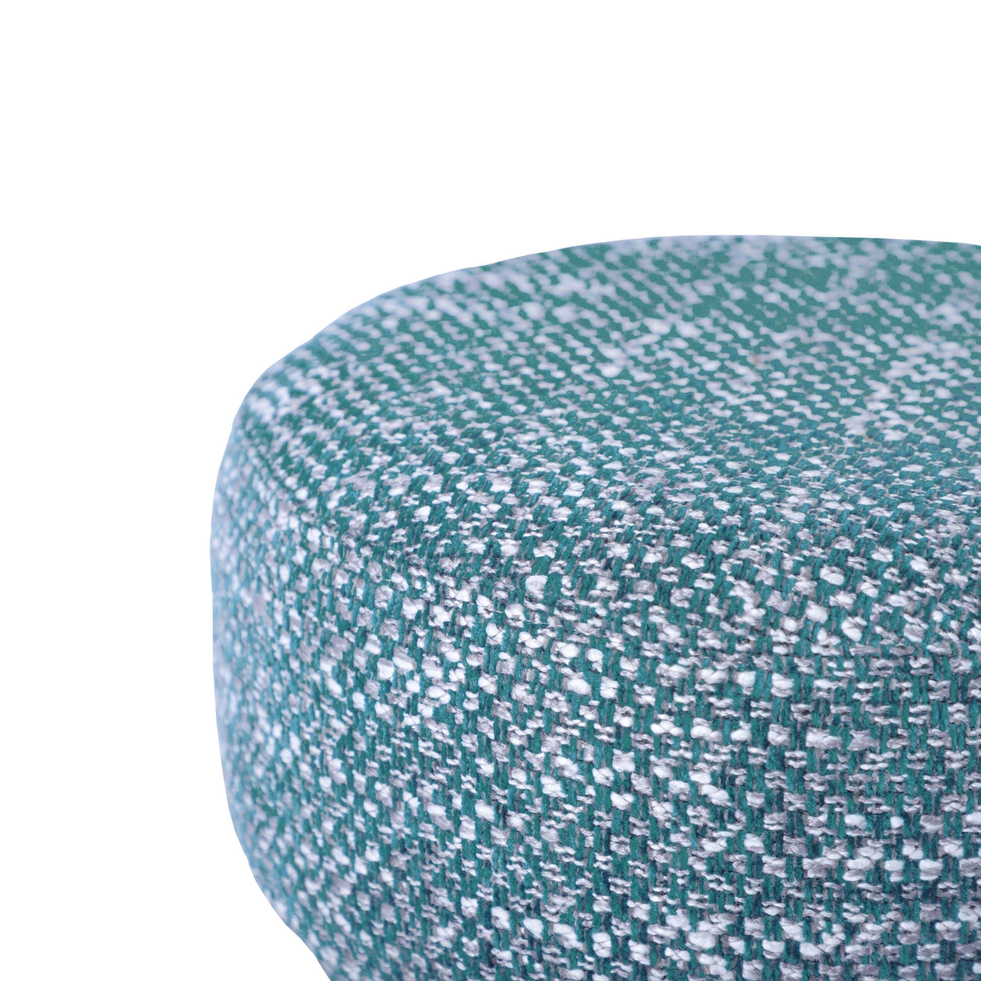 Claire Textured Accent Stool - Teal - Image 5