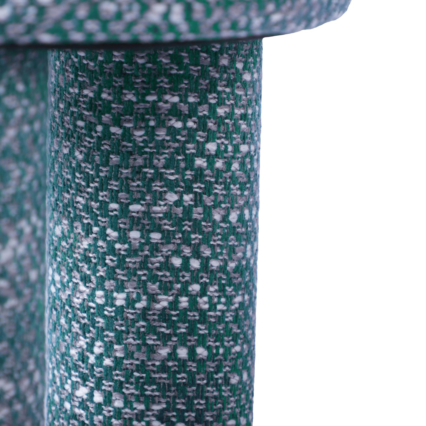 Claire Textured Accent Stool - Teal - Image 6