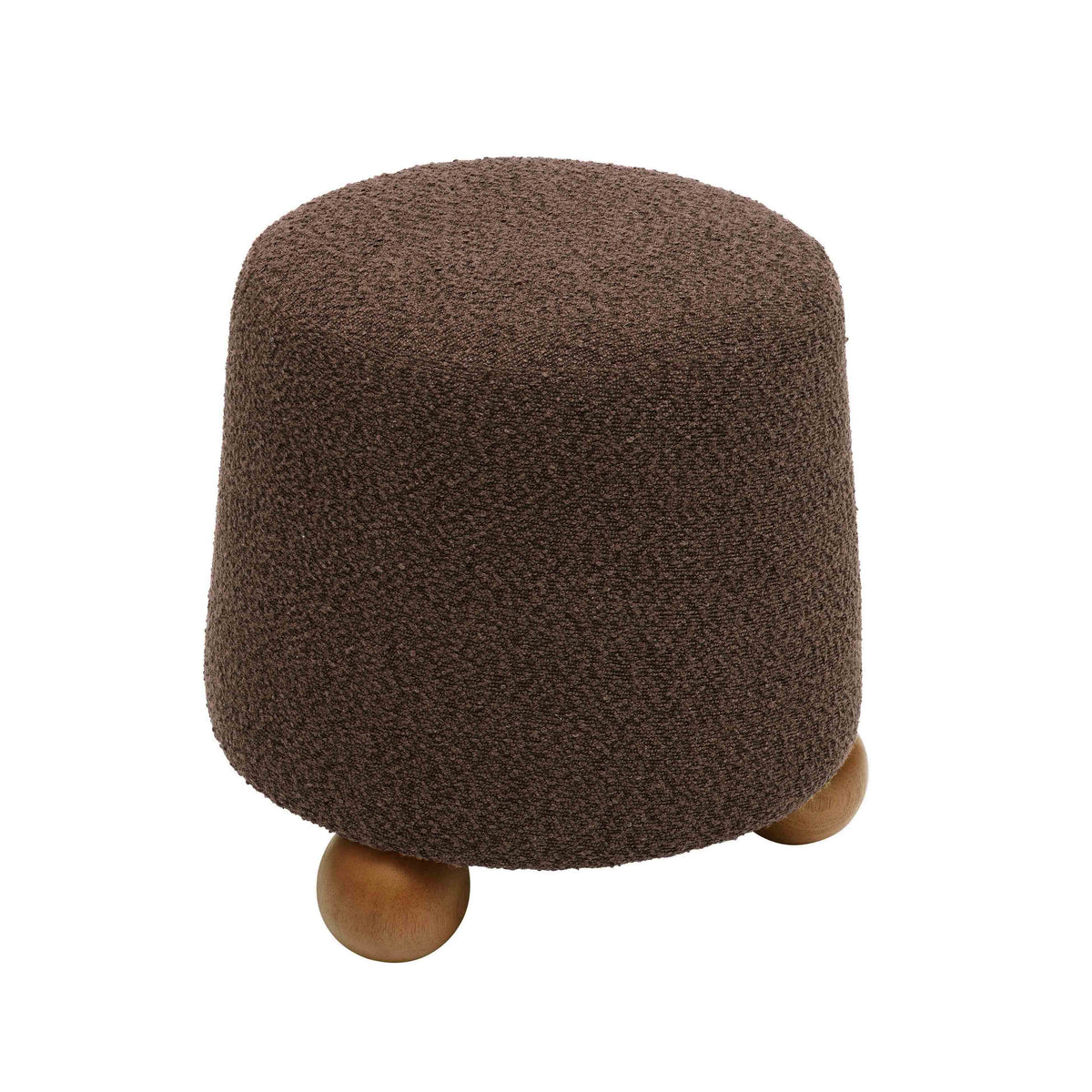 Jaine Ottoman - Chocolate Brown - Image 4