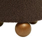 Jaine Ottoman - Chocolate Brown - Image 5