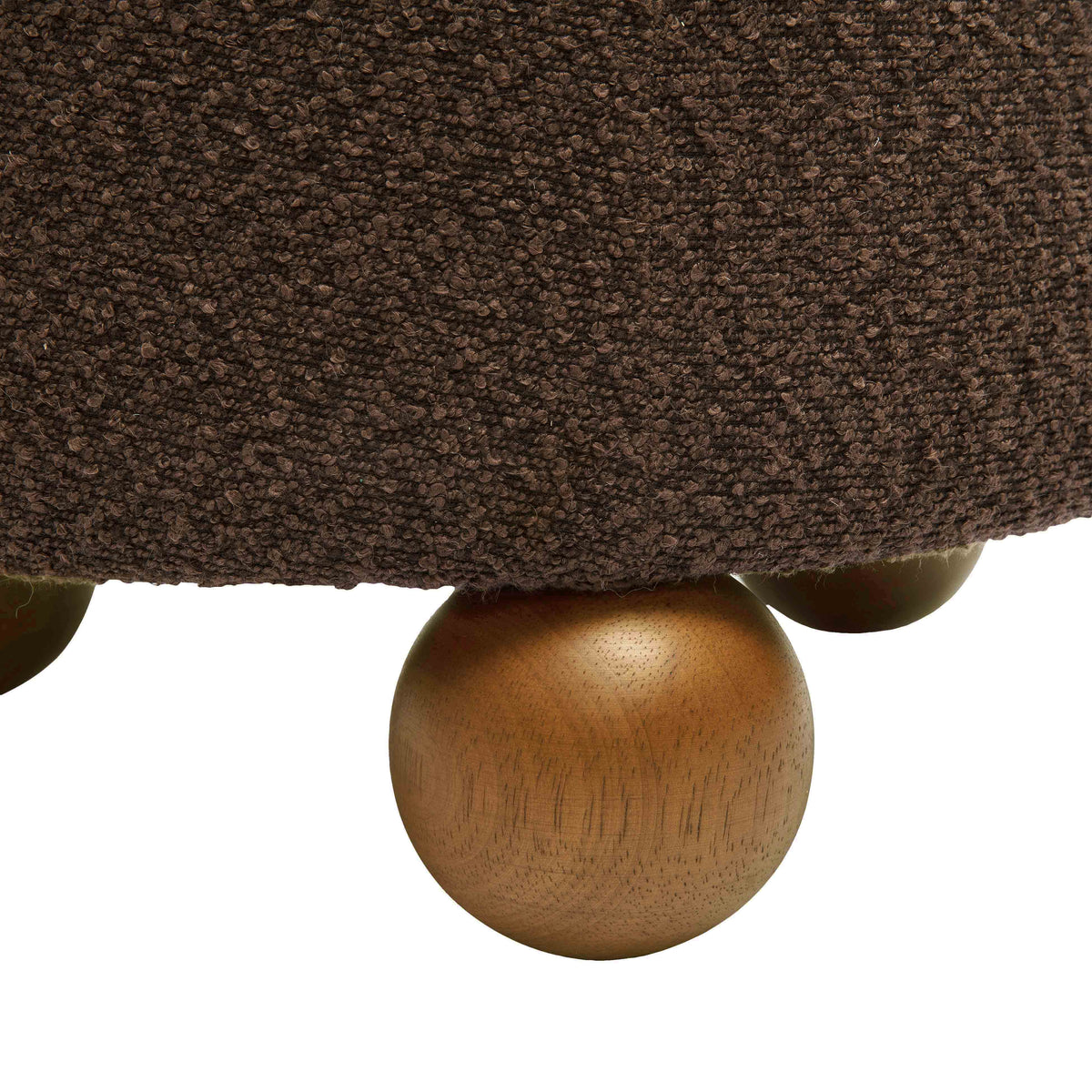 Jaine Ottoman - Chocolate Brown - Image 5