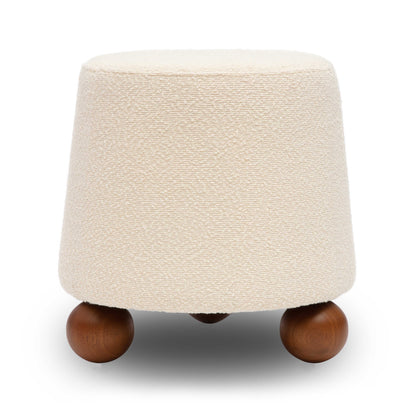 Jaine Ottoman - Cream - Image 1