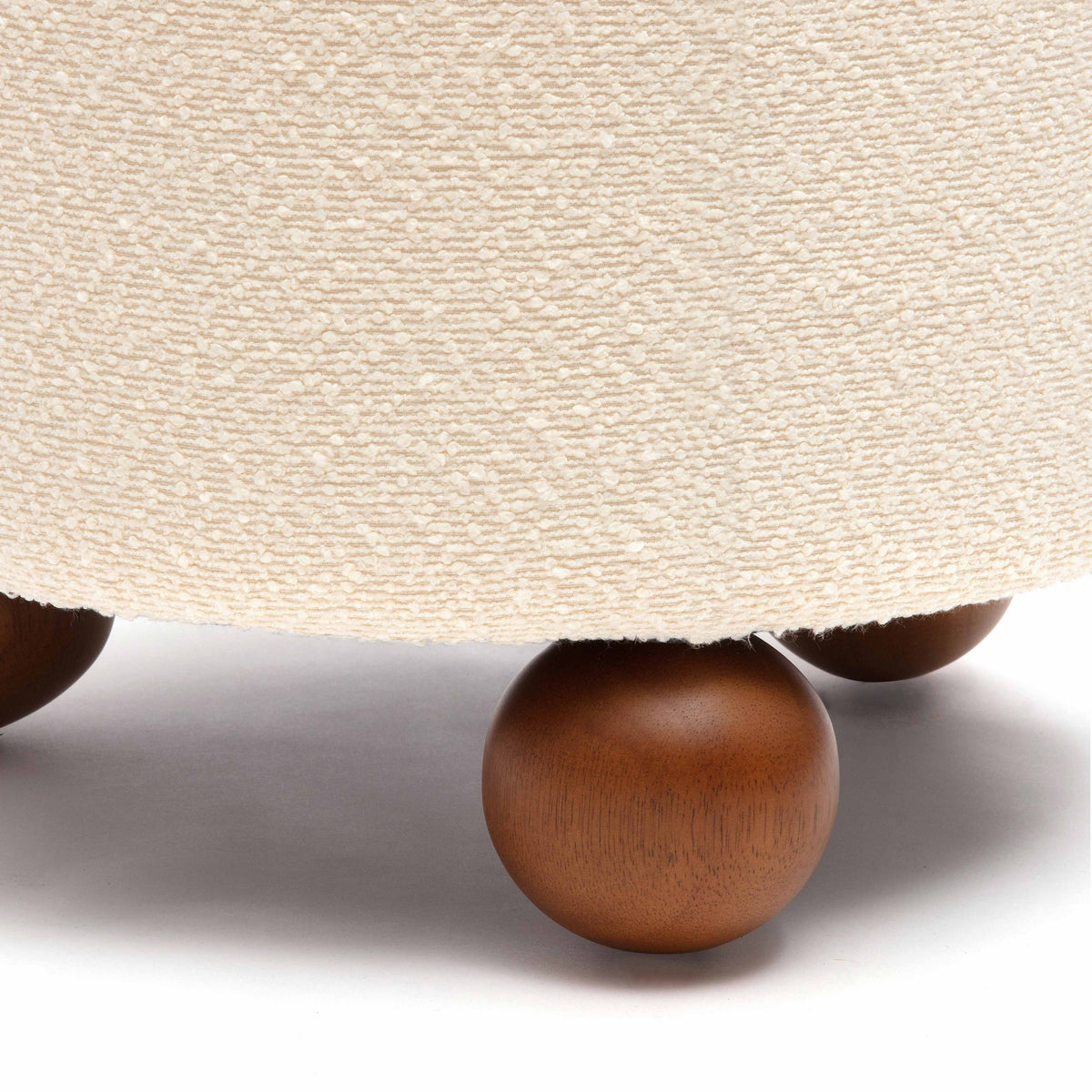 Jaine Ottoman - Cream - Image 5