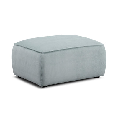 Travie Performance Corduroy Velvet Ottoman - Image 1