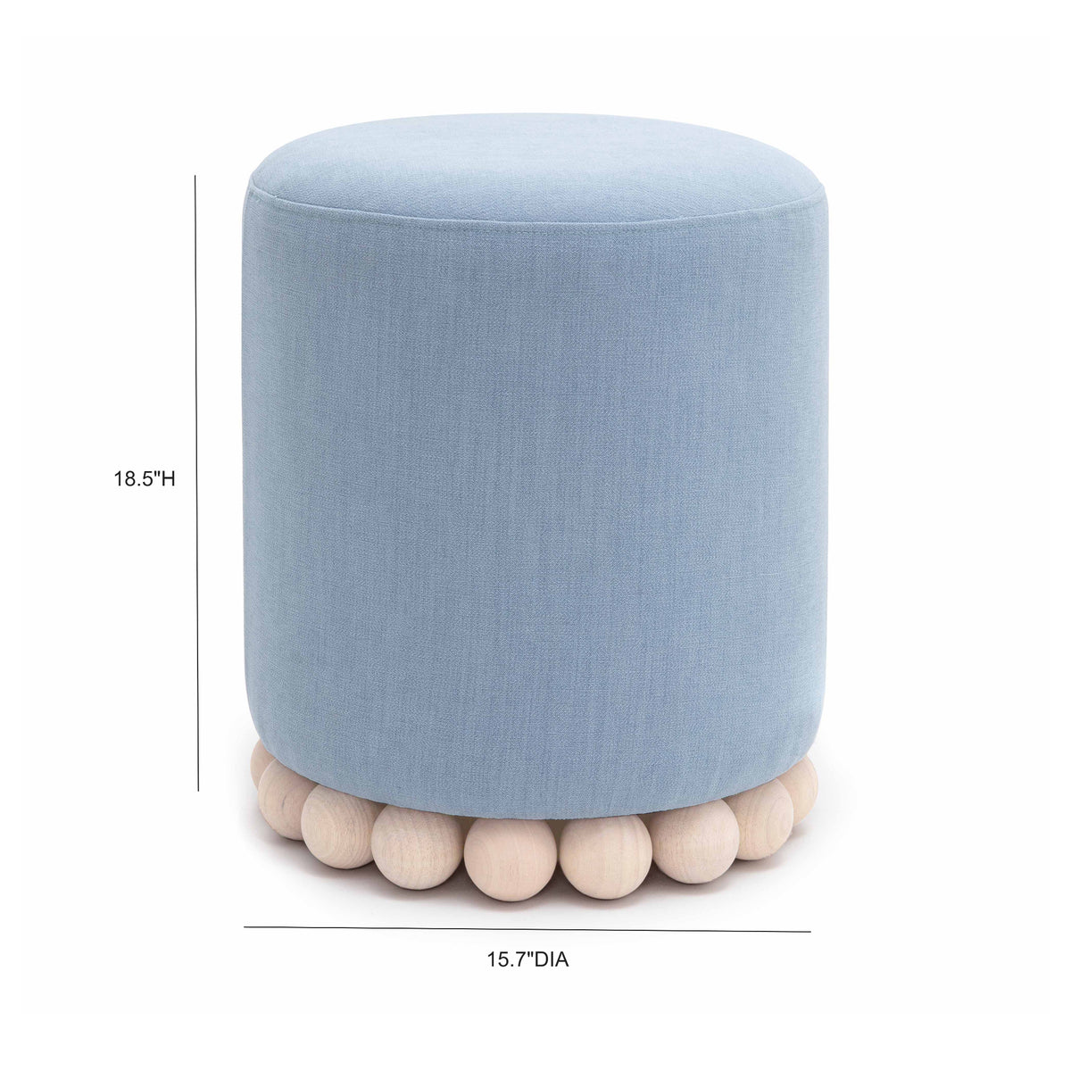 Dex Ottoman - Faded Blue - Image 7