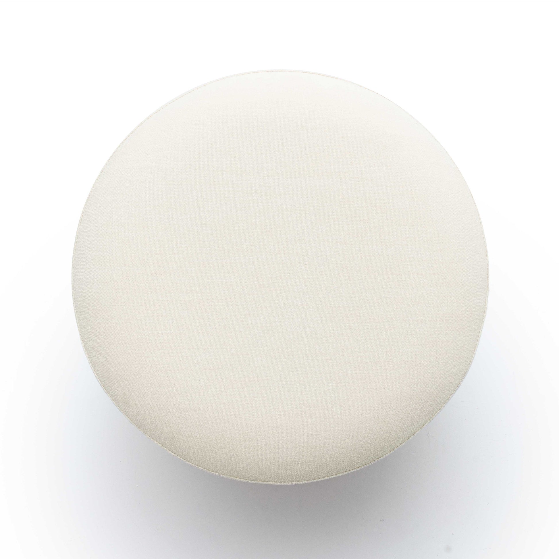 Dex Upcycled Performance Fabric Ottoman - Cream - Image 4