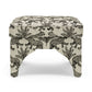 Raji Leopard Performance Jacquard Ottoman - Taupe - Image 3
