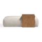 Spencer 54" Performance Basketweave Ottoman with Bridge Table - Cream - Image 4
