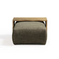 Spencer 54" Performance Basketweave Ottoman with Bridge Table - Green - Image 6
