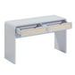 Patty 48" Rattan 2-Drawer Console Desk - Blue - Image 4