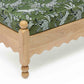Thelma 56" Leopard Performance Jacquard Fabric Bench - Olive Green - Image 5