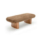 Ollie 56.5" Contract-Grade Straight Vegan Shearling Large Bench - Taupe - Image 4