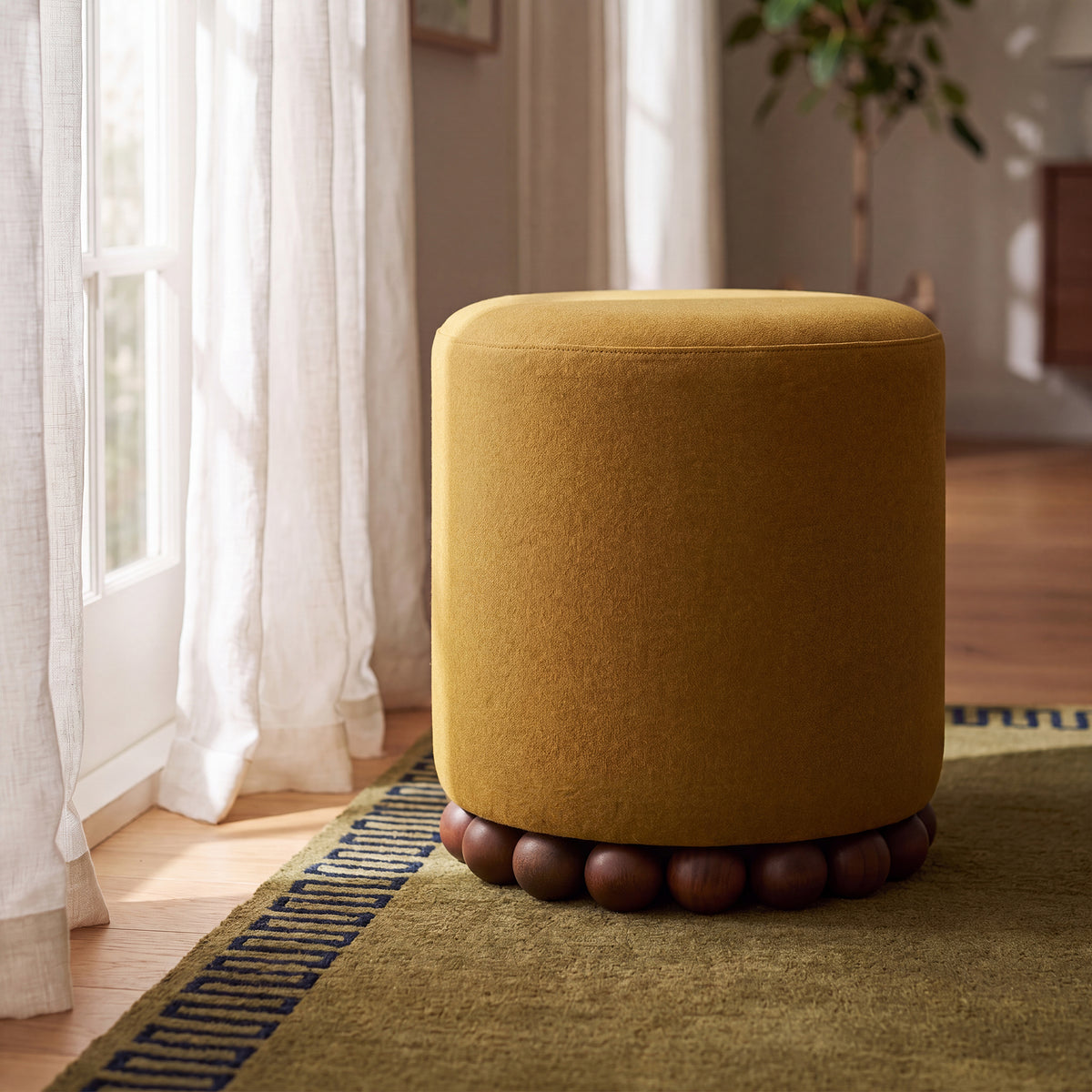 Dex Ottoman - Amber - Image 2
