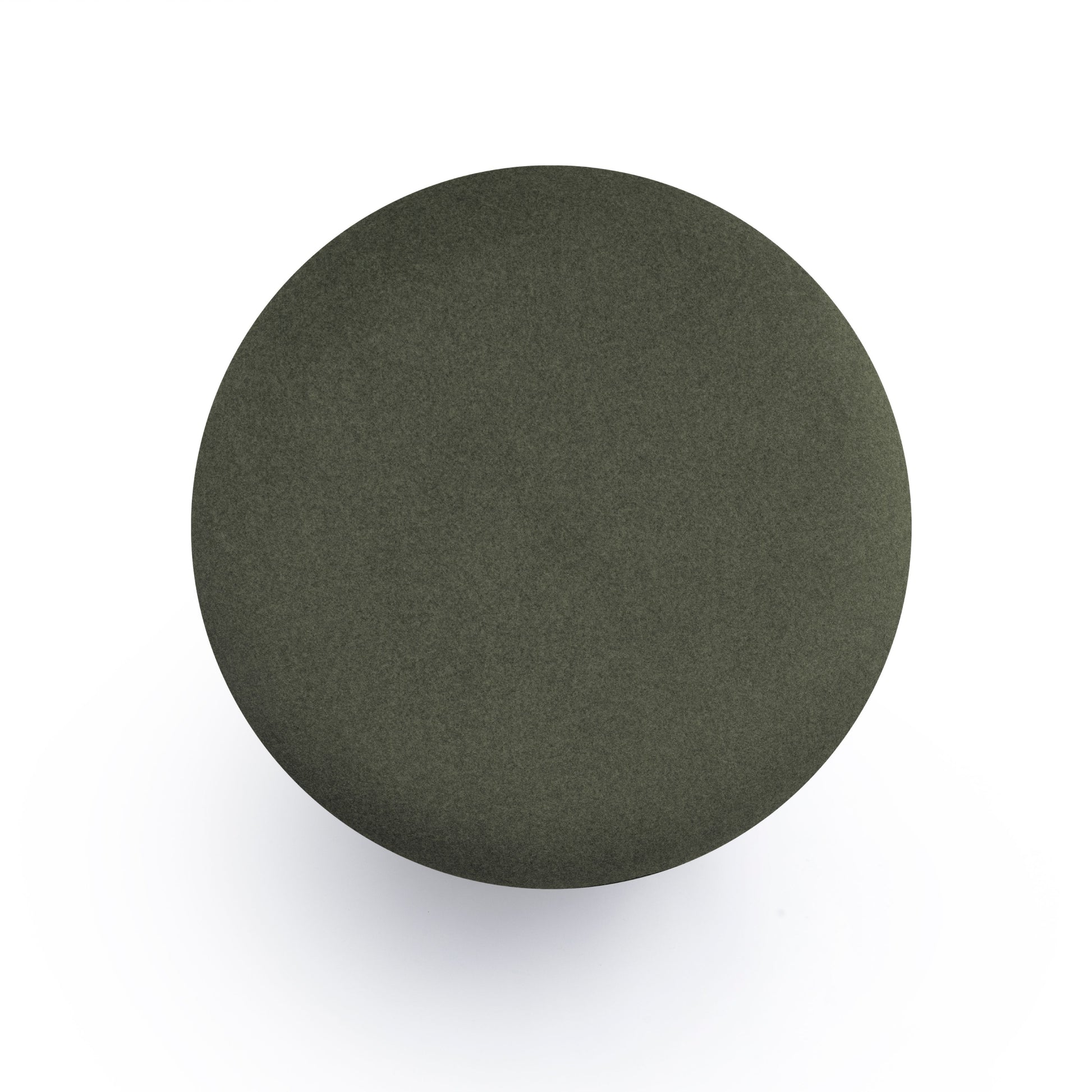 Dex Performance Vegan Mohair Ottoman - Olive Green - Image 4