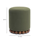 Dex Performance Vegan Mohair Ottoman - Olive Green - Image 5