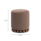 Dex Performance Vegan Mohair Ottoman - Brown - Image 5