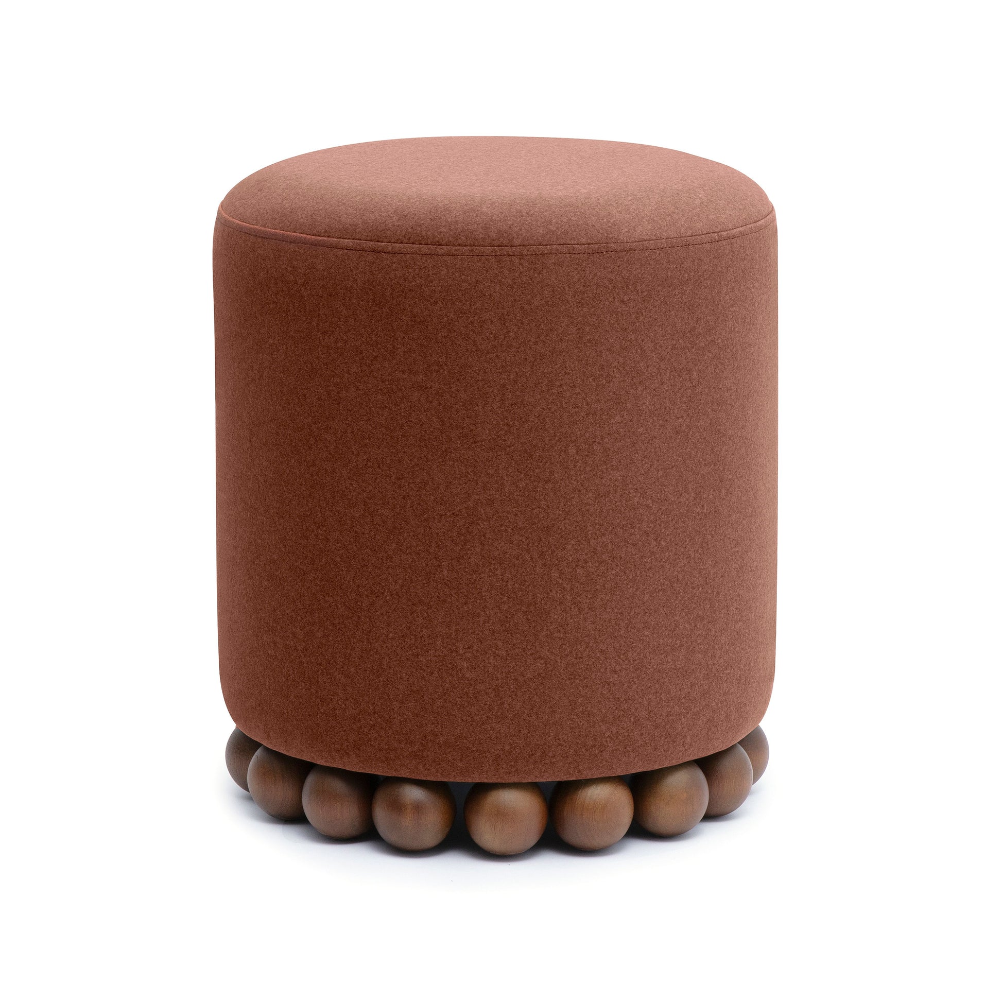 Dex Performance Vegan Mohair Ottoman - Bronze - Image 2