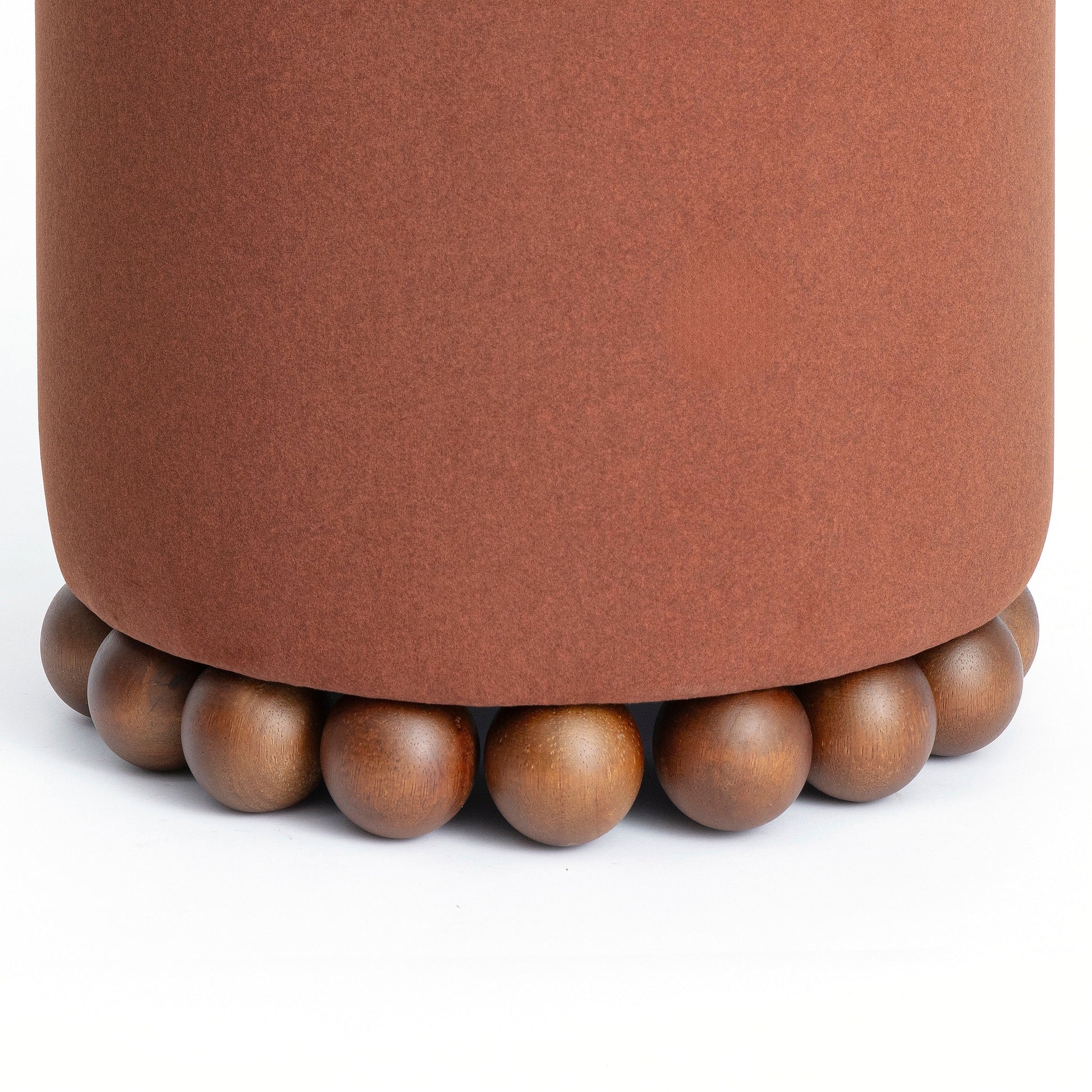 Dex Performance Vegan Mohair Ottoman - Bronze - Image 3