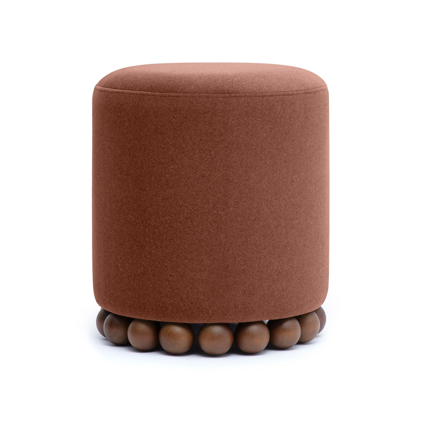 Dex Performance Vegan Mohair Ottoman - Bronze - Image 1