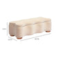 Thalia 48.5" Performance Velvet Storage Bench - Tan - Image 7