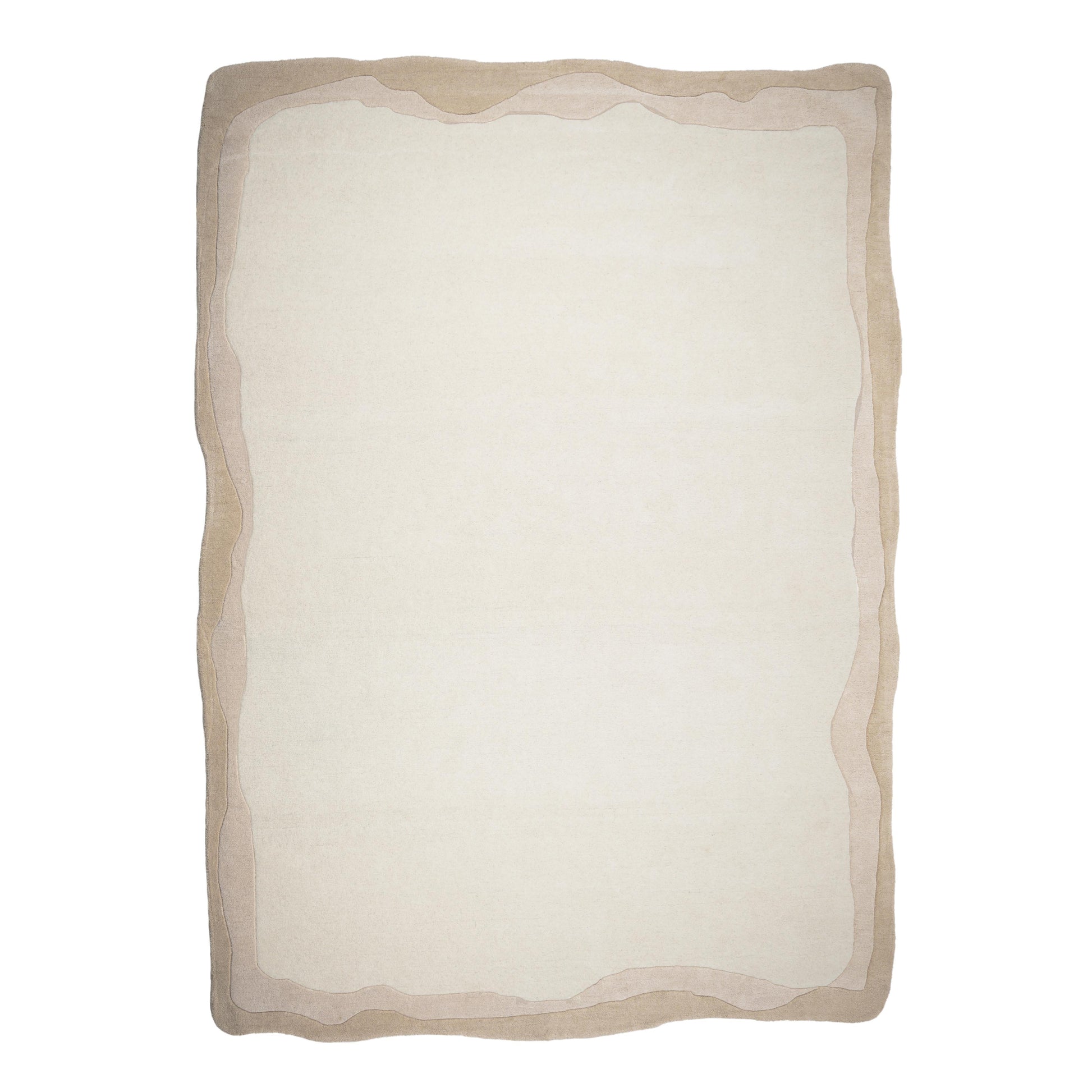 Tarba Rectangular Floor Rug - Tan / 8' x 10' - Image 1