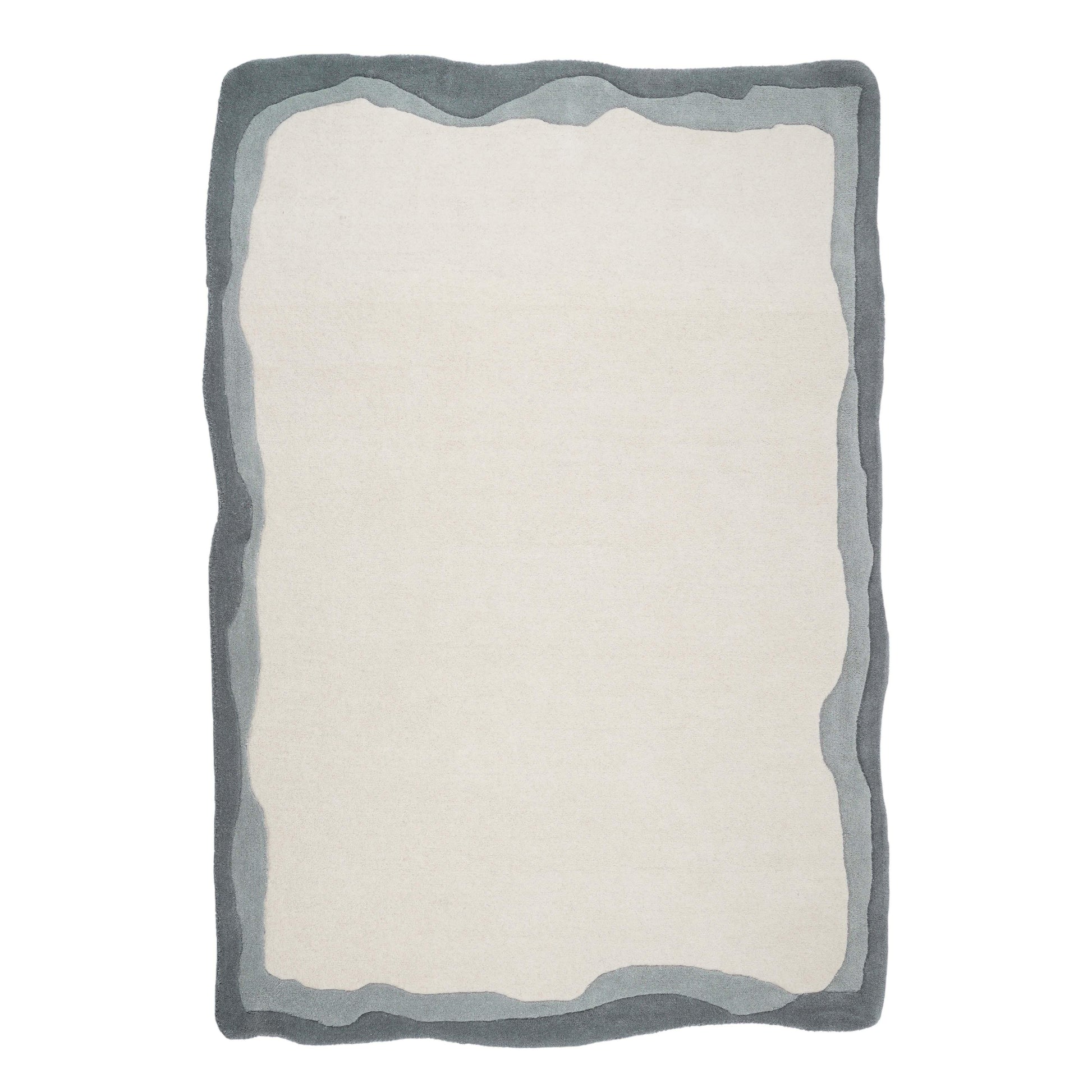 Tarba Rectangular Floor Rug - Grey / 5' x 7' - Image 1