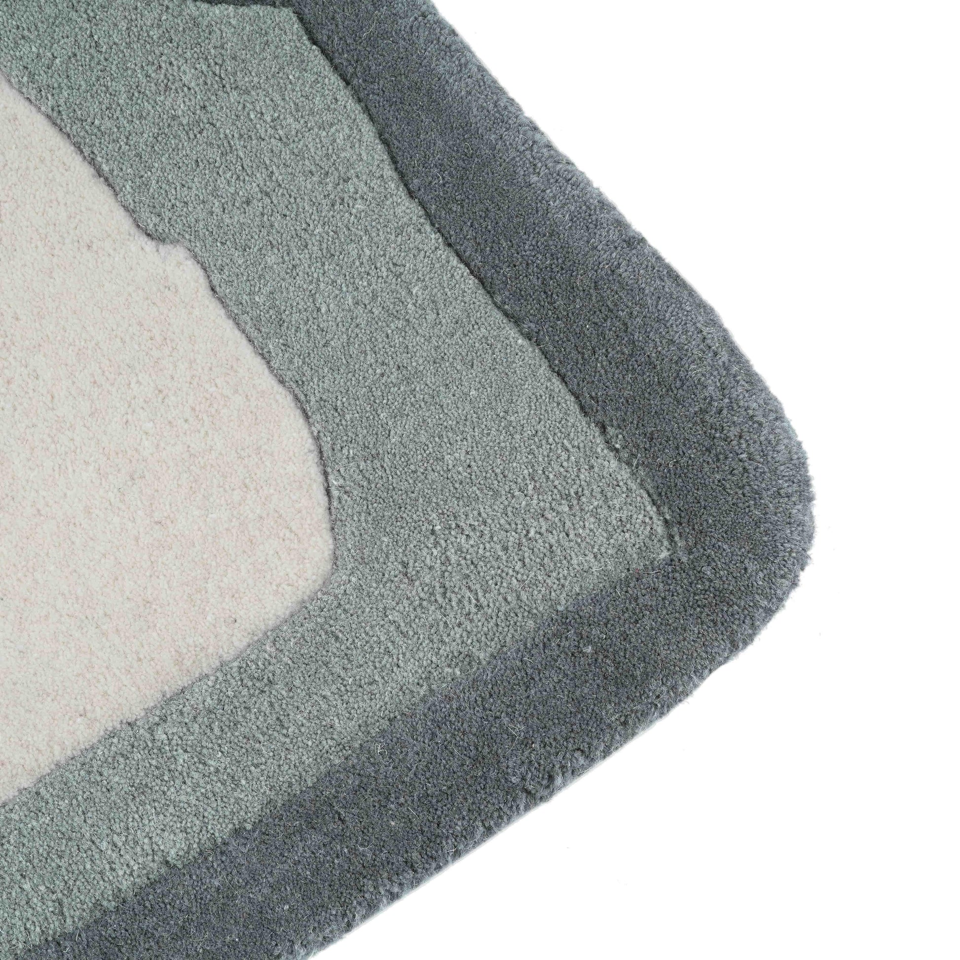 Tarba Rectangular Floor Rug - Grey / 5' x 7' - Image 4